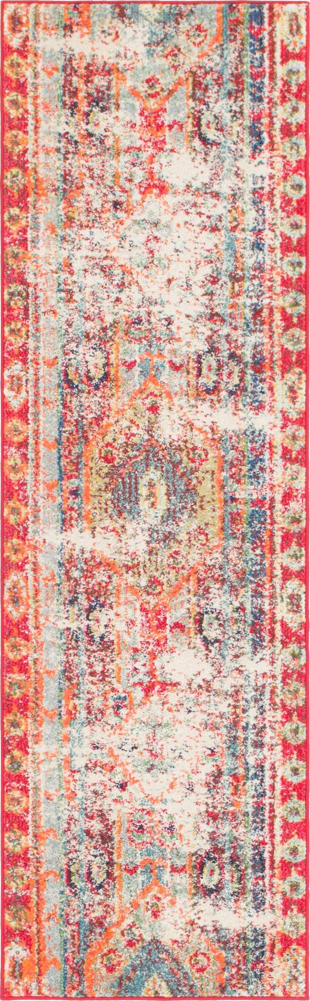 Cherry Pink 2' 2 x 6' 9 Sedona Runner Area Rug Durable Long Lasting Carpet for Living Rooms, Kitchen, Bedrooms, Office Space, Dorms for Sale at Rug Engine