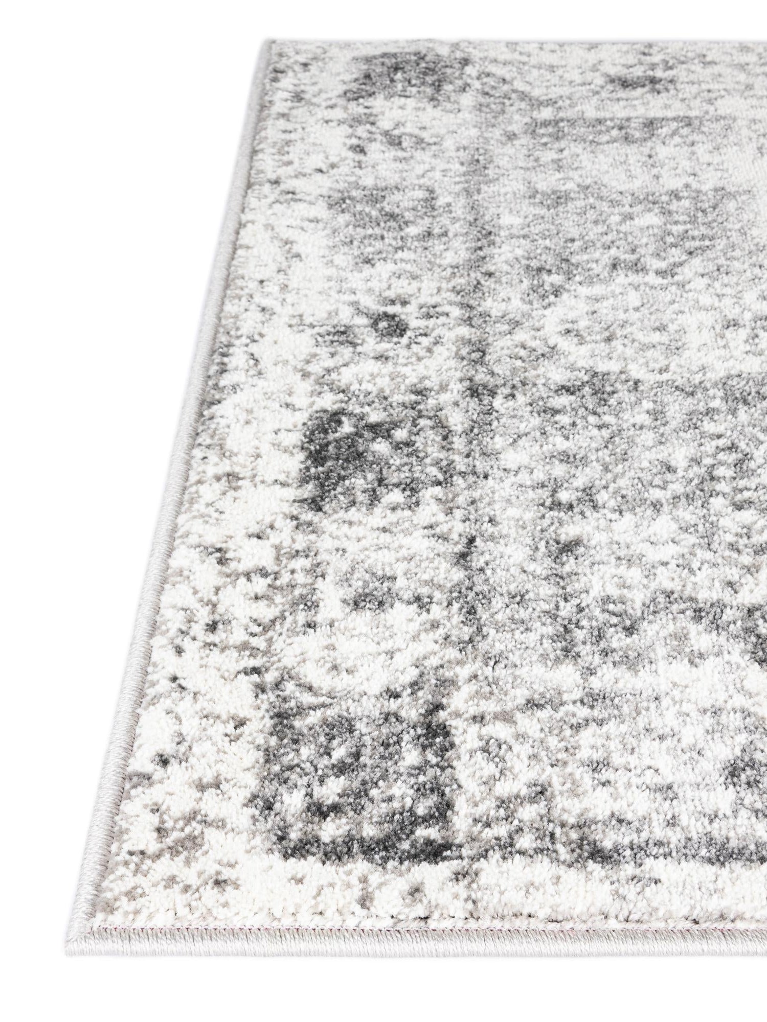 Gray 5' 1 x 8' Rosso Rectangle Area Rug Vintage Distressed Faded Traditional Design Carpet for Unique Home Interior Design for Sale at Rug Engine