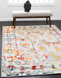 Multicolor 4' 1 x 6' 1 Rosso Rectangle Area Rug Vintage Distressed Faded Traditional Design Carpet for Unique Home Interior Design for Sale at Rug Engine