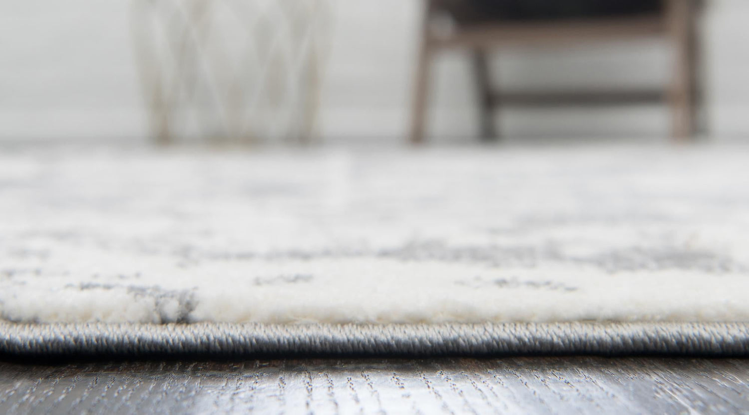 Light Gray 8' x 10' Rosso Rectangle Area Rug Vintage Distressed Faded Traditional Design Carpet for Unique Home Interior Design for Sale at Rug Engine