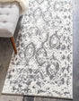 Light Gray 2' x 6' 1 Rosso Runner Area Rug Vintage Distressed Faded Traditional Design Carpet for Unique Home Interior Design for Sale at Rug Engine