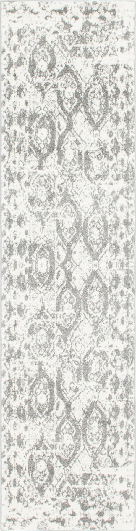 Light Gray 2' 7 x 10' Rosso Runner Area Rug Vintage Distressed Faded Traditional Design Carpet for Unique Home Interior Design for Sale at Rug Engine