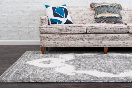 Gray 2' x 3' 1 Rosso Rectangle Area Rug Vintage Distressed Faded Traditional Design Carpet for Unique Home Interior Design for Sale at Rug Engine