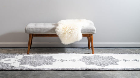 Gray 2' x 6' 1 Rosso Runner Area Rug Vintage Distressed Faded Traditional Design Carpet for Unique Home Interior Design for Sale at Rug Engine