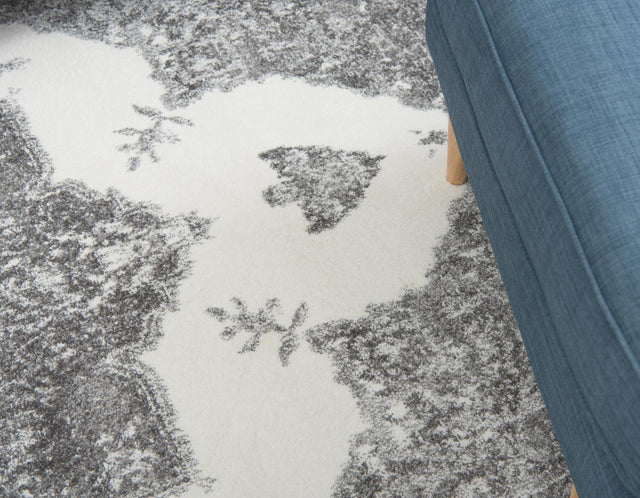 Gray 2' x 6' 1 Rosso Runner Area Rug Vintage Distressed Faded Traditional Design Carpet for Unique Home Interior Design for Sale at Rug Engine