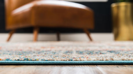 Blue 2' 7 x 10' Rosso Runner Area Rug Vintage Distressed Faded Traditional Design Carpet for Unique Home Interior Design for Sale at Rug Engine