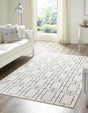 White Silver 10' x 13' 1 Marilyn Monroe Glam Rectangle Area Rug 70% Polypropylene & 30% Polyester Vivid Geometric Modern Carpet for Interior Home Decor for Sale at Rug Engine
