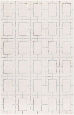 White Silver 4' 1 x 6' 1 Marilyn Monroe Glam Rectangle Area Rug 70% Polypropylene & 30% Polyester Vivid Geometric Modern Carpet for Interior Home Decor for Sale at Rug Engine
