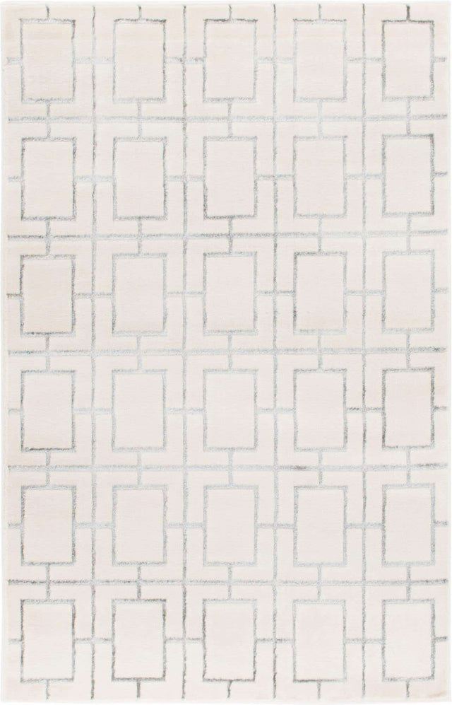 White Silver 4' 1 x 6' 1 Marilyn Monroe Glam Rectangle Area Rug 70% Polypropylene & 30% Polyester Vivid Geometric Modern Carpet for Interior Home Decor for Sale at Rug Engine