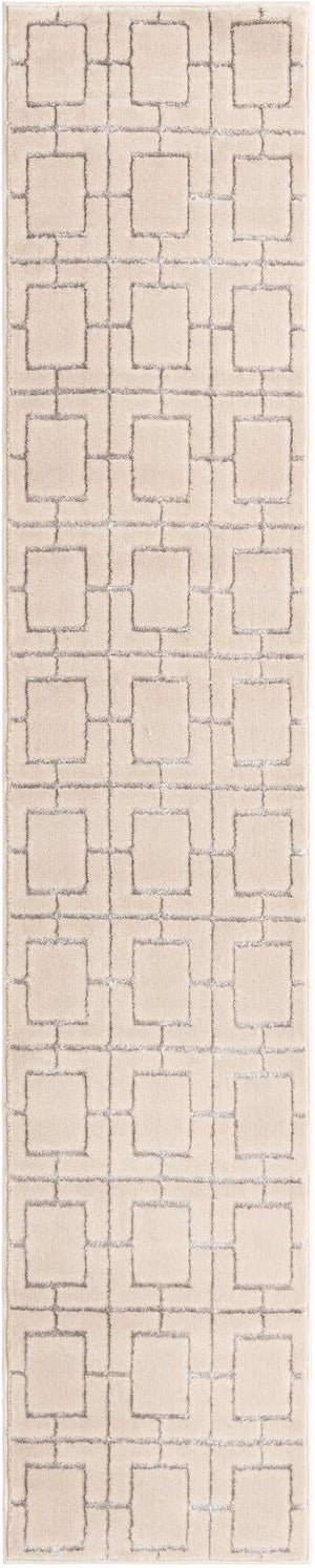 White Silver 2' x 10' Marilyn Monroe Glam Runner Area Rug 70% Polypropylene & 30% Polyester Vivid Geometric Modern Carpet for Interior Home Decor for Sale at Rug Engine