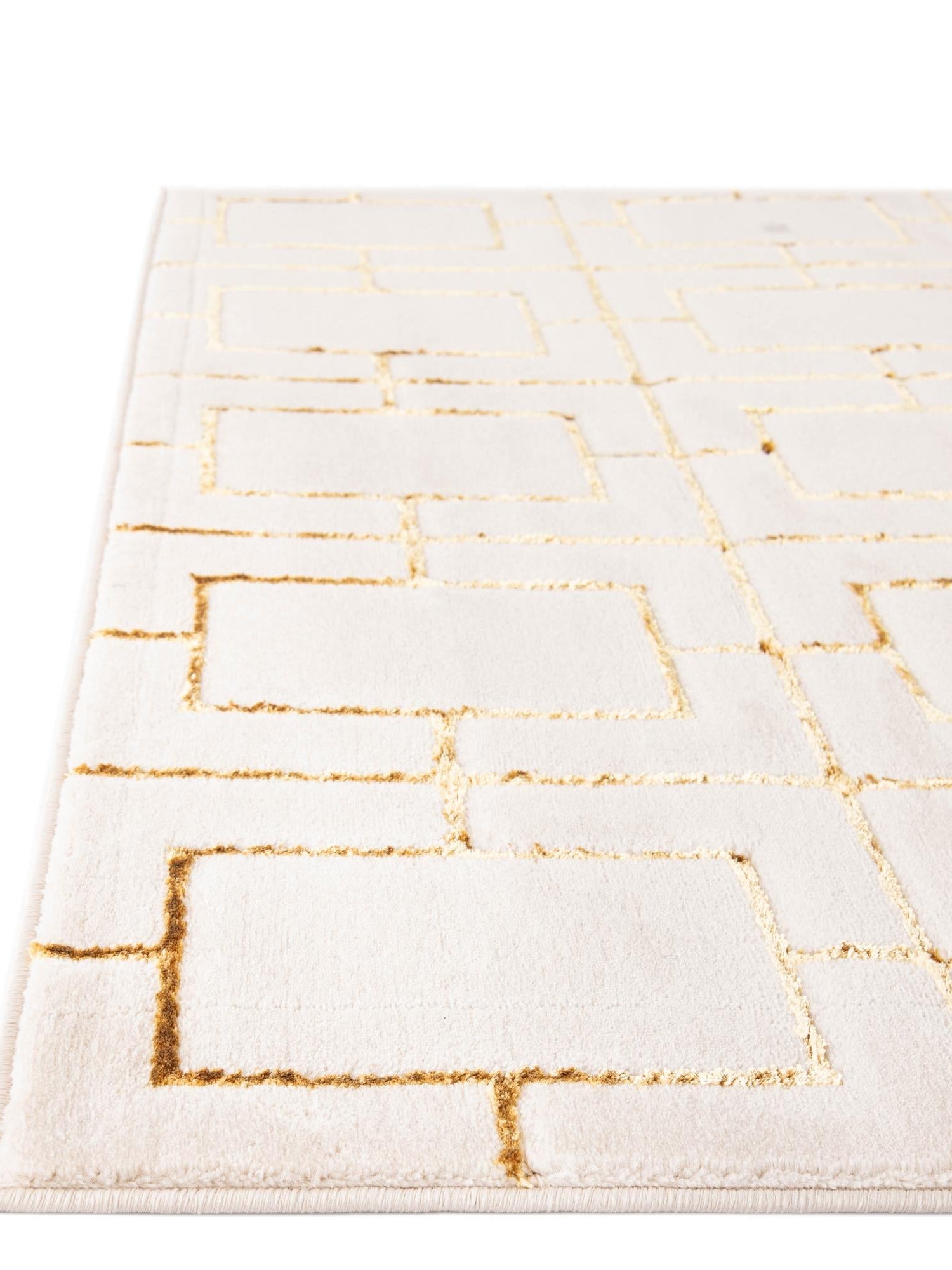 White Gold 2' x 3' 1 Marilyn Monroe Glam Rectangle Area Rug 70% Polypropylene & 30% Polyester Vivid Geometric Modern Carpet for Interior Home Decor for Sale at Rug Engine