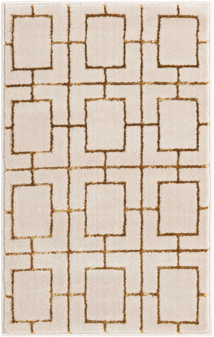 White Gold 2' x 3' 1 Marilyn Monroe Glam Rectangle Area Rug 70% Polypropylene & 30% Polyester Vivid Geometric Modern Carpet for Interior Home Decor for Sale at Rug Engine