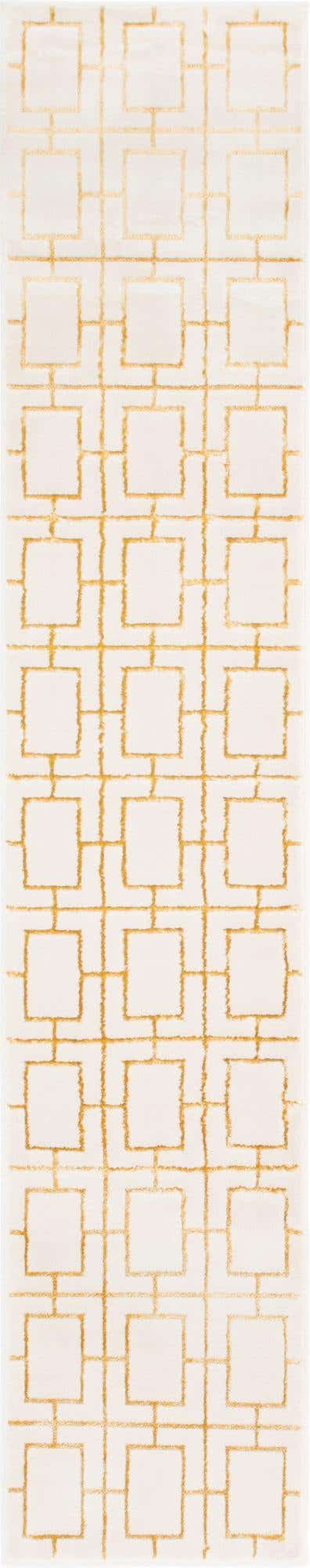 White Gold 2' x 10' Marilyn Monroe Glam Runner Area Rug 70% Polypropylene & 30% Polyester Vivid Geometric Modern Carpet for Interior Home Decor for Sale at Rug Engine