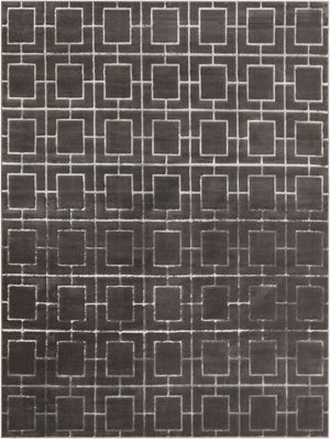 Gray Silver 9' x 12' Marilyn Monroe Glam Rectangle Area Rug 70% Polypropylene & 30% Polyester Vivid Geometric Modern Carpet for Interior Home Decor for Sale at Rug Engine