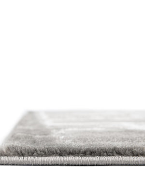 Gray Silver 6' 1 x 9' Marilyn Monroe Glam Rectangle Area Rug 70% Polypropylene & 30% Polyester Vivid Geometric Modern Carpet for Interior Home Decor for Sale at Rug Engine