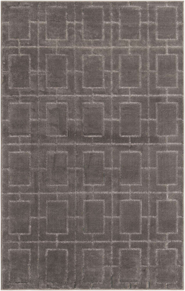 Gray Silver 5' 3 x 8' Marilyn Monroe Glam Rectangle Area Rug 70% Polypropylene & 30% Polyester Vivid Geometric Modern Carpet for Interior Home Decor for Sale at Rug Engine