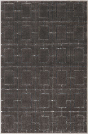 Gray Silver 4' 1 x 6' 1 Marilyn Monroe Glam Rectangle Area Rug 70% Polypropylene & 30% Polyester Vivid Geometric Modern Carpet for Interior Home Decor for Sale at Rug Engine