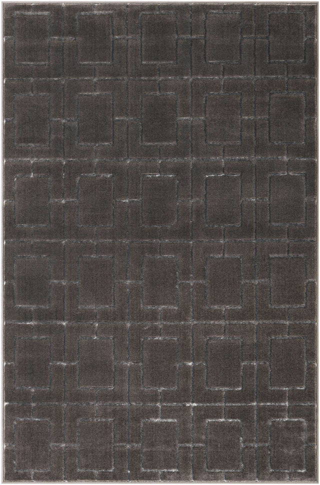 Gray Silver 4' 1 x 6' 1 Marilyn Monroe Glam Rectangle Area Rug 70% Polypropylene & 30% Polyester Vivid Geometric Modern Carpet for Interior Home Decor for Sale at Rug Engine