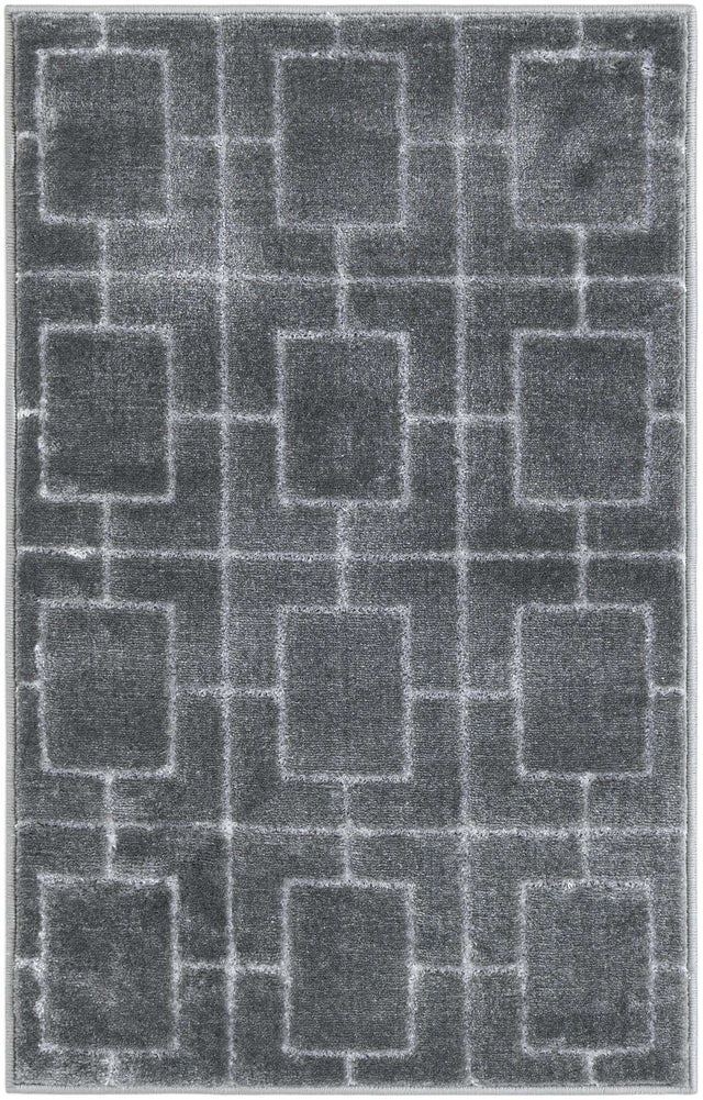 Gray Silver 2' x 3' 1 Marilyn Monroe Glam Rectangle Area Rug 70% Polypropylene & 30% Polyester Vivid Geometric Modern Carpet for Interior Home Decor for Sale at Rug Engine