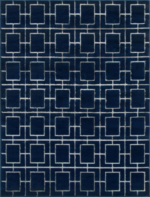Navy Blue Silver 7' 10 x 10' Marilyn Monroe Glam Rectangle Area Rug 70% Polypropylene & 30% Polyester Vivid Geometric Modern Carpet for Interior Home Decor for Sale at Rug Engine