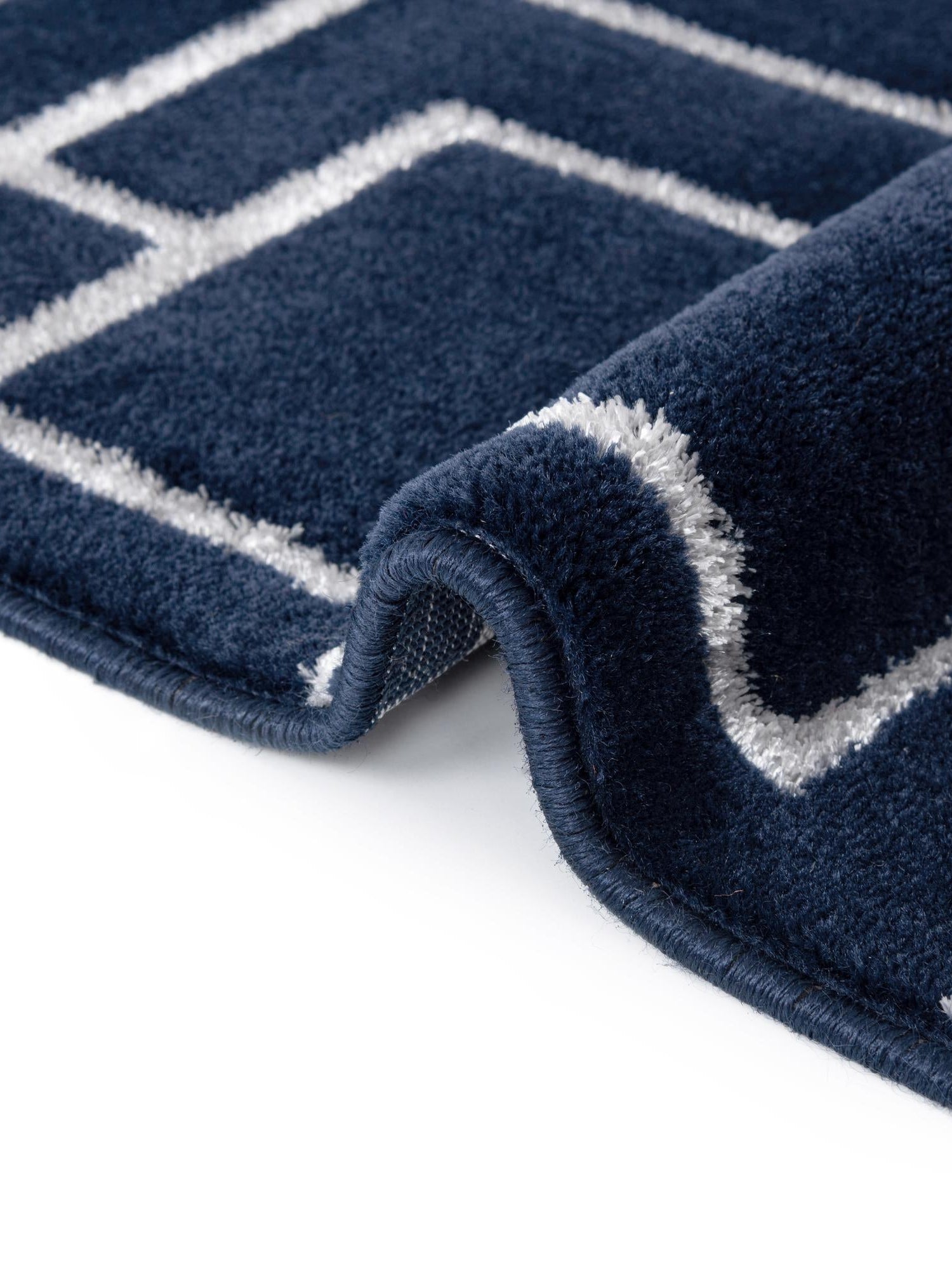 Navy Blue Silver 7' 1 x 10' Marilyn Monroe Glam Rectangle Area Rug 70% Polypropylene & 30% Polyester Vivid Geometric Modern Carpet for Interior Home Decor for Sale at Rug Engine
