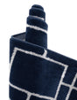 Navy Blue Silver 9' x 12' Marilyn Monroe Glam Rectangle Area Rug 70% Polypropylene & 30% Polyester Vivid Geometric Modern Carpet for Interior Home Decor for Sale at Rug Engine