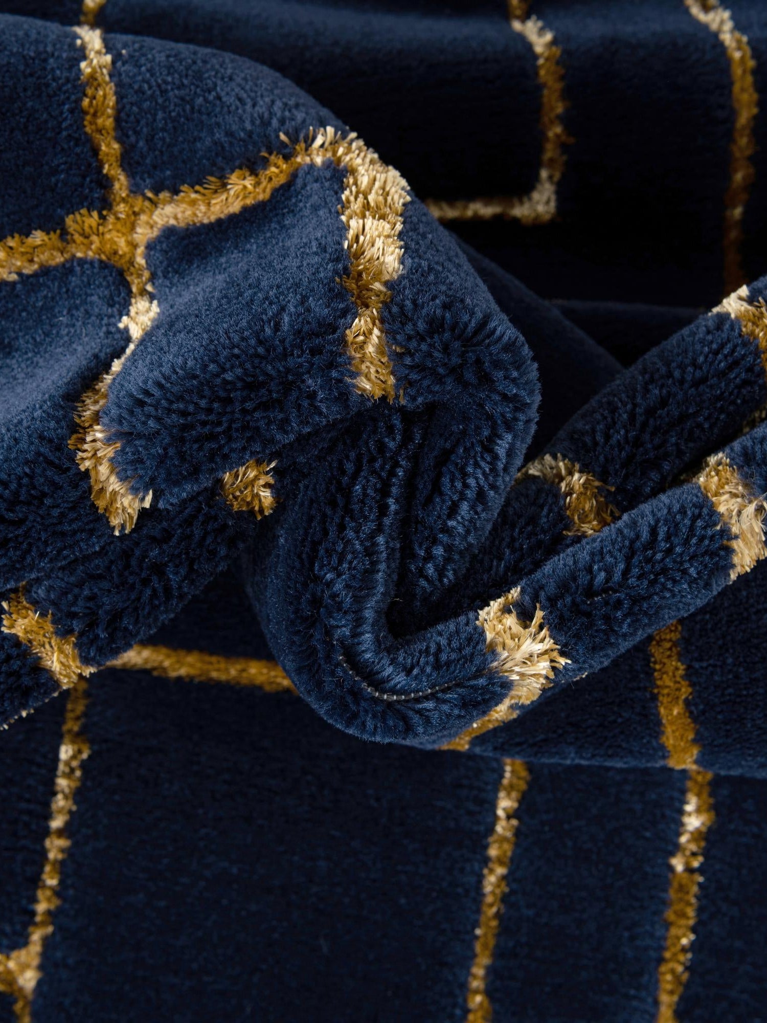 Navy Blue Gold 7' 10 x 10' Marilyn Monroe Glam Rectangle Area Rug 70% Polypropylene & 30% Polyester Vivid Geometric Modern Carpet for Interior Home Decor for Sale at Rug Engine
