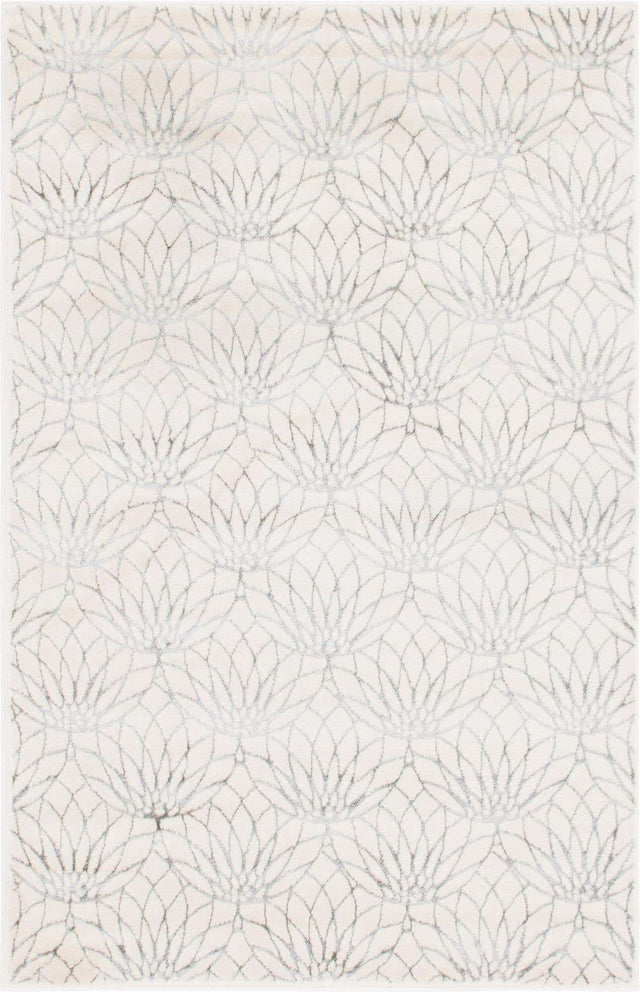 White Silver 4' 1 x 6' 1 Marilyn Monroe Glam Rectangle Area Rug 70% Polypropylene & 30% Polyester Vivid Geometric Modern Carpet for Interior Home Decor for Sale at Rug Engine