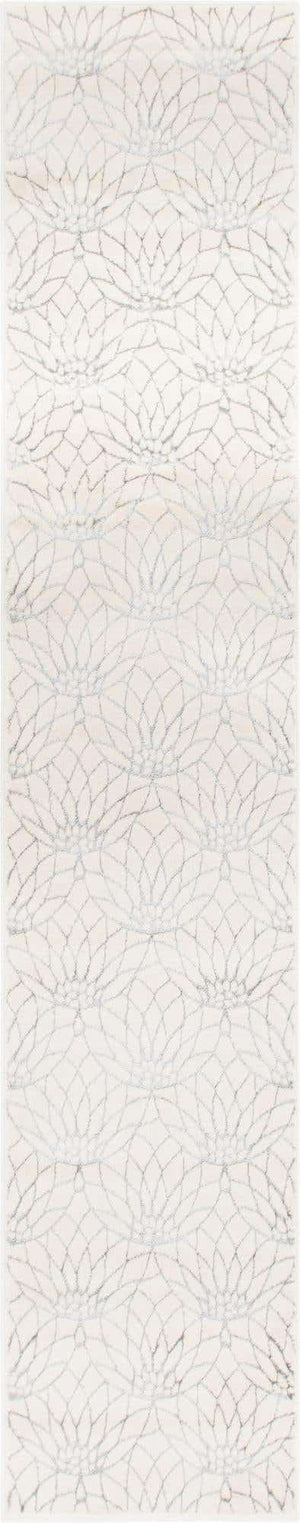 White Silver 2' x 10' Marilyn Monroe Glam Runner Area Rug 70% Polypropylene & 30% Polyester Vivid Geometric Modern Carpet for Interior Home Decor for Sale at Rug Engine