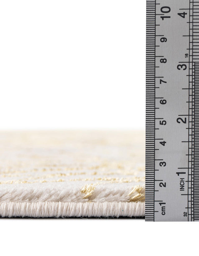 White Gold 4' 1 x 6' 1 Marilyn Monroe Glam Rectangle Area Rug 70% Polypropylene & 30% Polyester Vivid Geometric Modern Carpet for Interior Home Decor for Sale at Rug Engine