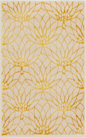 White Gold 2' x 3' 1 Marilyn Monroe Glam Rectangle Area Rug 70% Polypropylene & 30% Polyester Vivid Geometric Modern Carpet for Interior Home Decor for Sale at Rug Engine