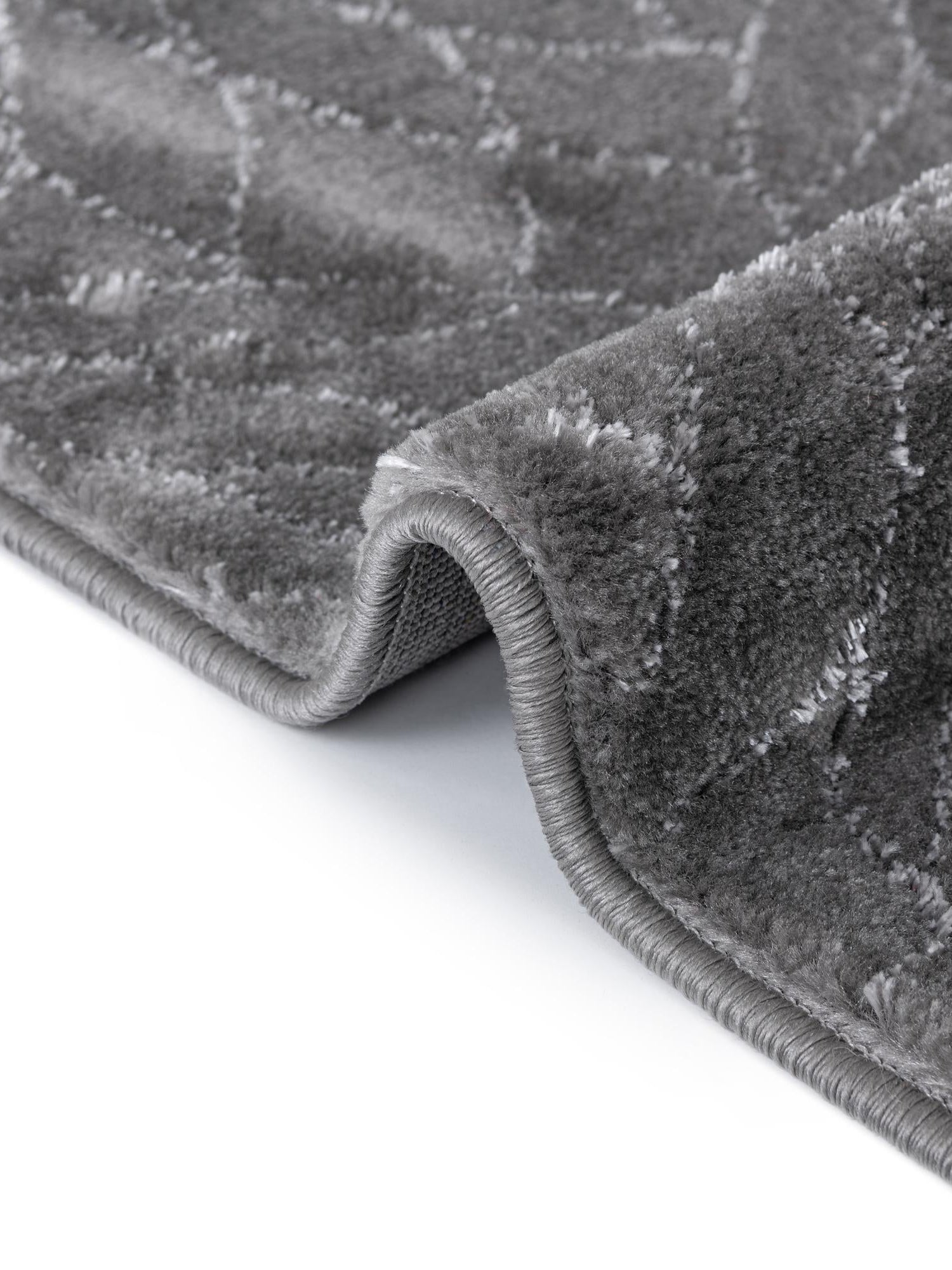 Gray Silver 5' 3 x 8' Marilyn Monroe Glam Rectangle Area Rug 70% Polypropylene & 30% Polyester Vivid Geometric Modern Carpet for Interior Home Decor for Sale at Rug Engine