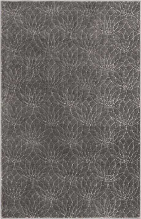 Gray Silver 5' 3 x 8' Marilyn Monroe Glam Rectangle Area Rug 70% Polypropylene & 30% Polyester Vivid Geometric Modern Carpet for Interior Home Decor for Sale at Rug Engine