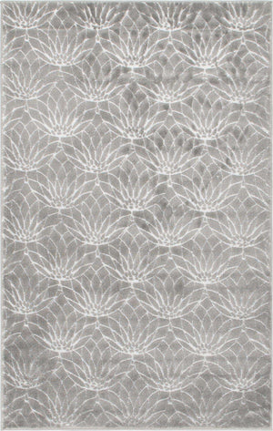 Gray Silver 4' 1 x 6' 1 Marilyn Monroe Glam Rectangle Area Rug 70% Polypropylene & 30% Polyester Vivid Geometric Modern Carpet for Interior Home Decor for Sale at Rug Engine