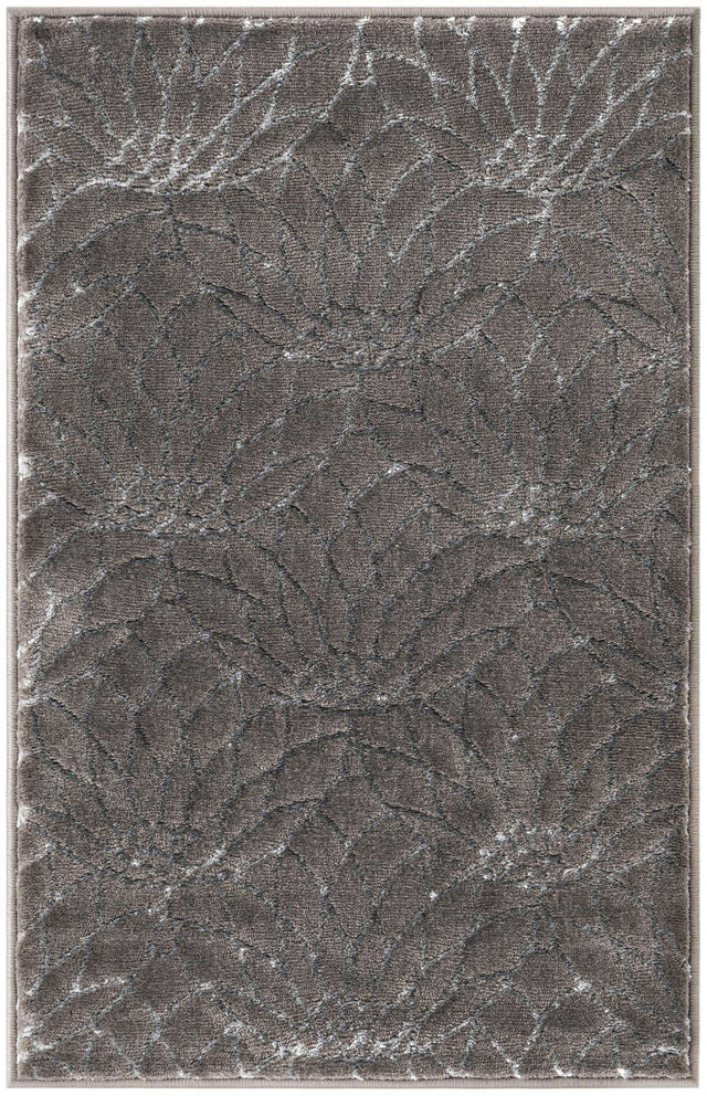 Gray Silver 2' x 3' 1 Marilyn Monroe Glam Rectangle Area Rug 70% Polypropylene & 30% Polyester Vivid Geometric Modern Carpet for Interior Home Decor for Sale at Rug Engine