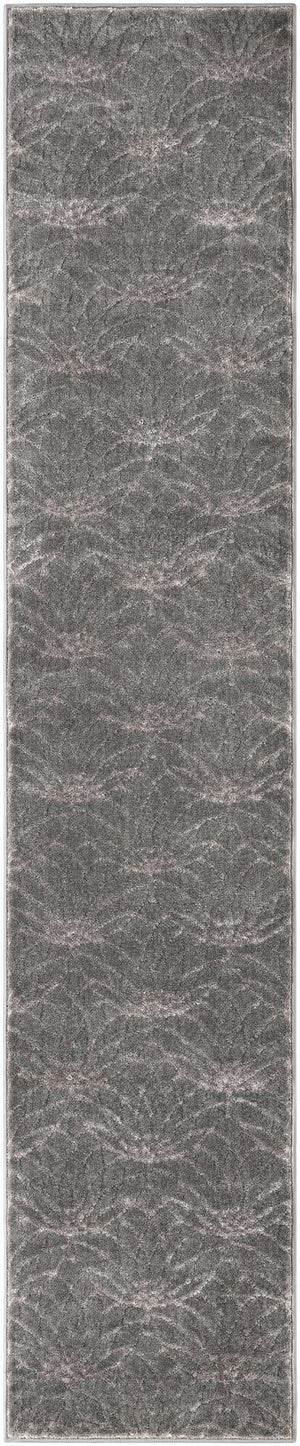 Gray Silver 2' x 10' Marilyn Monroe Glam Runner Area Rug 70% Polypropylene & 30% Polyester Vivid Geometric Modern Carpet for Interior Home Decor for Sale at Rug Engine
