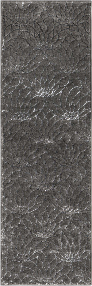Gray Silver 2' x 6' 1 Marilyn Monroe Glam Runner Area Rug 70% Polypropylene & 30% Polyester Vivid Geometric Modern Carpet for Interior Home Decor for Sale at Rug Engine