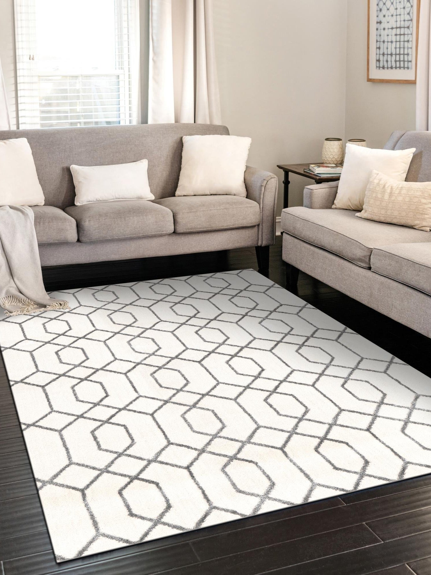 White Silver 1' 4 x 1' 4 Marilyn Monroe Glam Sample Area Rug 70% Polypropylene & 30% Polyester Vivid Geometric Modern Carpet for Interior Home Decor for Sale at Rug Engine