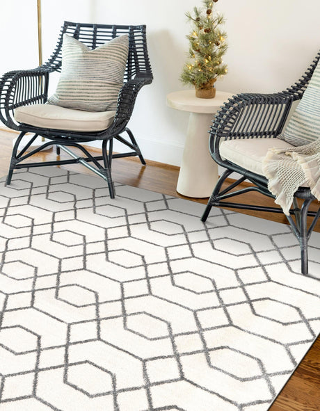 White Silver 2' x 3' 1 Marilyn Monroe Glam Rectangle Area Rug 70% Polypropylene & 30% Polyester Vivid Geometric Modern Carpet for Interior Home Decor for Sale at Rug Engine