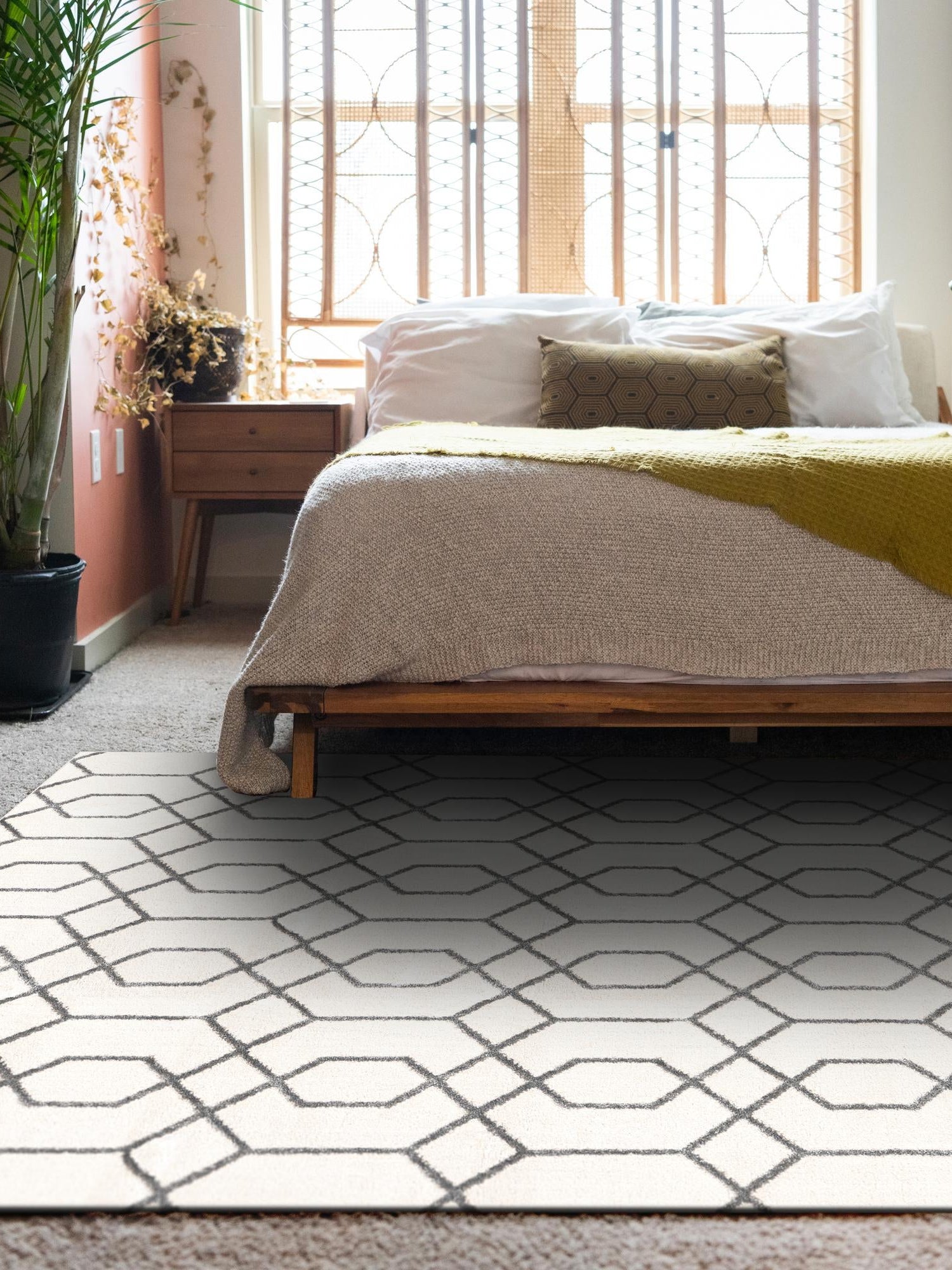 White Silver 2' x 3' 1 Marilyn Monroe Glam Rectangle Area Rug 70% Polypropylene & 30% Polyester Vivid Geometric Modern Carpet for Interior Home Decor for Sale at Rug Engine