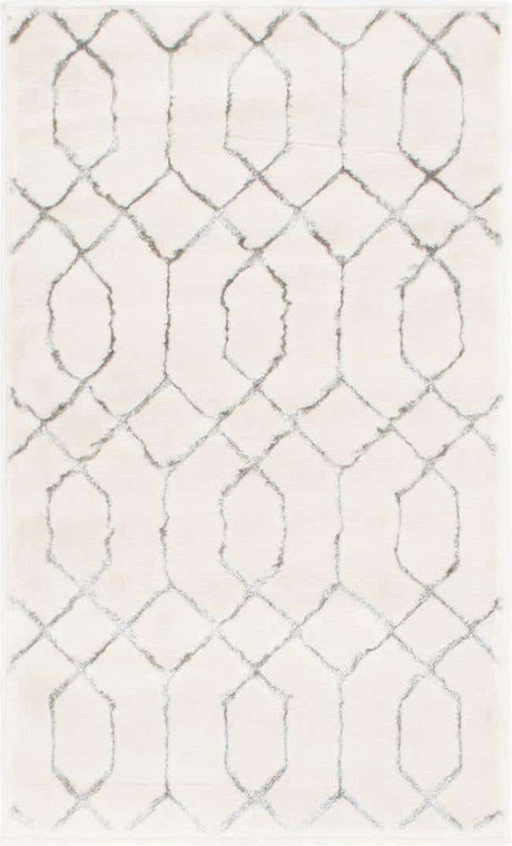 White Silver 2' x 3' 1 Marilyn Monroe Glam Rectangle Area Rug 70% Polypropylene & 30% Polyester Vivid Geometric Modern Carpet for Interior Home Decor for Sale at Rug Engine