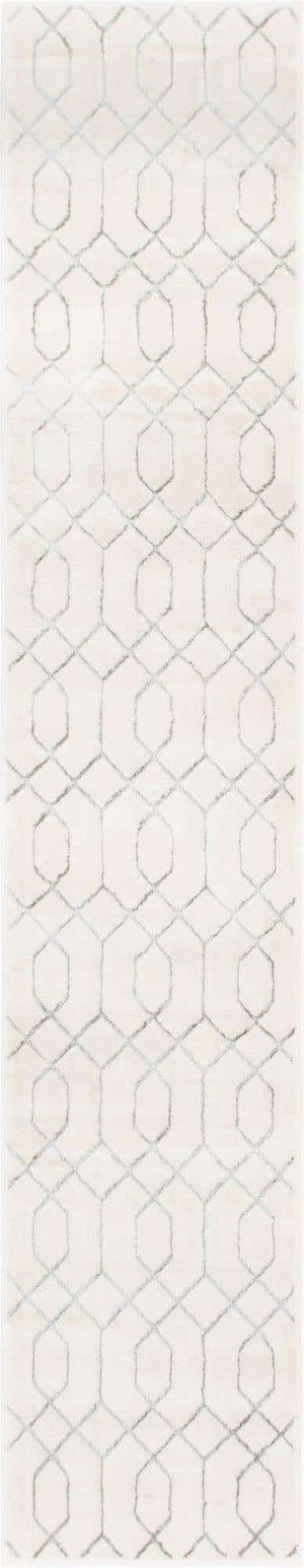 White Silver 2' x 10' Marilyn Monroe Glam Runner Area Rug 70% Polypropylene & 30% Polyester Vivid Geometric Modern Carpet for Interior Home Decor for Sale at Rug Engine