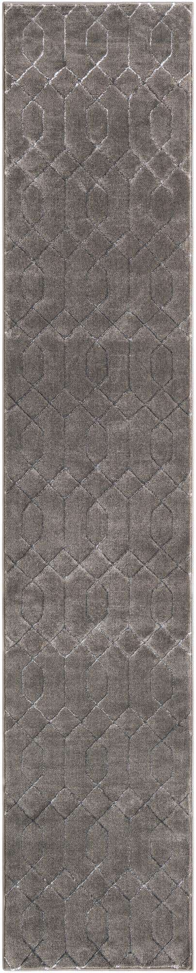 Gray Silver 2' x 10' Marilyn Monroe Glam Runner Area Rug 70% Polypropylene & 30% Polyester Vivid Geometric Modern Carpet for Interior Home Decor for Sale at Rug Engine