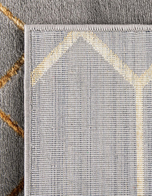 Gray Gold 2' 7 x 12' Marilyn Monroe Glam Runner Area Rug 70% Polypropylene & 30% Polyester Vivid Geometric Modern Carpet for Interior Home Decor for Sale at Rug Engine