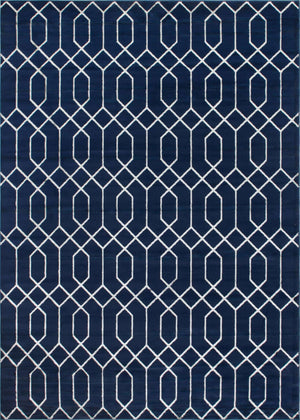 Navy Blue Silver 9' x 12' Marilyn Monroe Glam Rectangle Area Rug 70% Polypropylene & 30% Polyester Vivid Geometric Modern Carpet for Interior Home Decor for Sale at Rug Engine