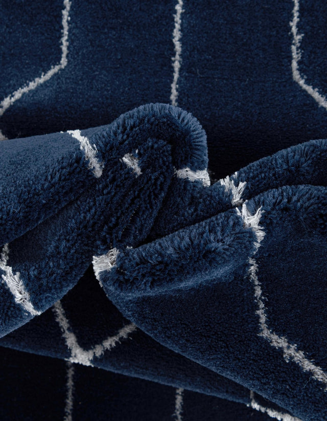 Navy Blue Silver 3' 1 x 5' 3 Marilyn Monroe Glam Rectangle Area Rug 70% Polypropylene & 30% Polyester Vivid Geometric Modern Carpet for Interior Home Decor for Sale at Rug Engine