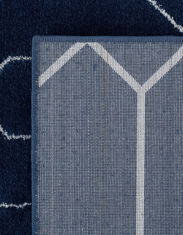 Navy Blue Silver 4' 1 x 6' 1 Marilyn Monroe Glam Rectangle Area Rug 70% Polypropylene & 30% Polyester Vivid Geometric Modern Carpet for Interior Home Decor for Sale at Rug Engine