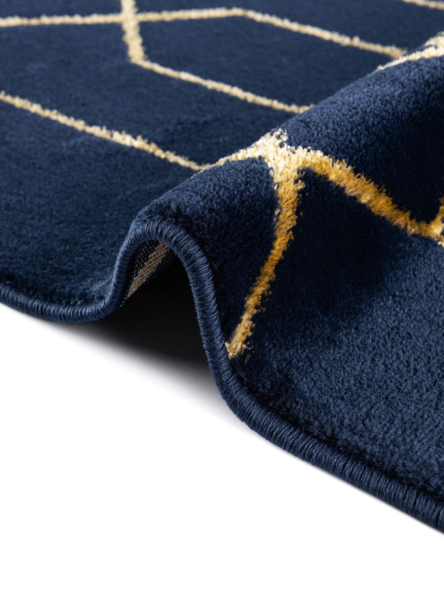 Navy Blue Gold 2' x 3' 1 Marilyn Monroe Glam Rectangle Area Rug 70% Polypropylene & 30% Polyester Vivid Geometric Modern Carpet for Interior Home Decor for Sale at Rug Engine