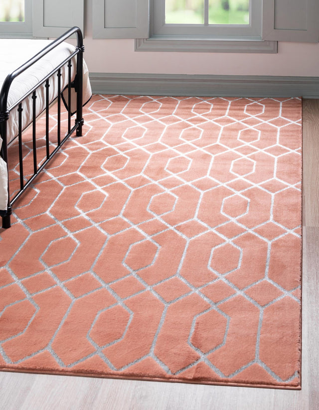 Coral Silver 1' 4 x 1' 4 Marilyn Monroe Glam Sample Area Rug 70% Polypropylene & 30% Polyester Vivid Geometric Modern Carpet for Interior Home Decor for Sale at Rug Engine