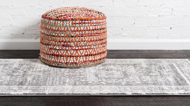 Gray 2' x 6' 1 Rosso Runner Area Rug Vintage Distressed Faded Traditional Design Carpet for Unique Home Interior Design for Sale at Rug Engine